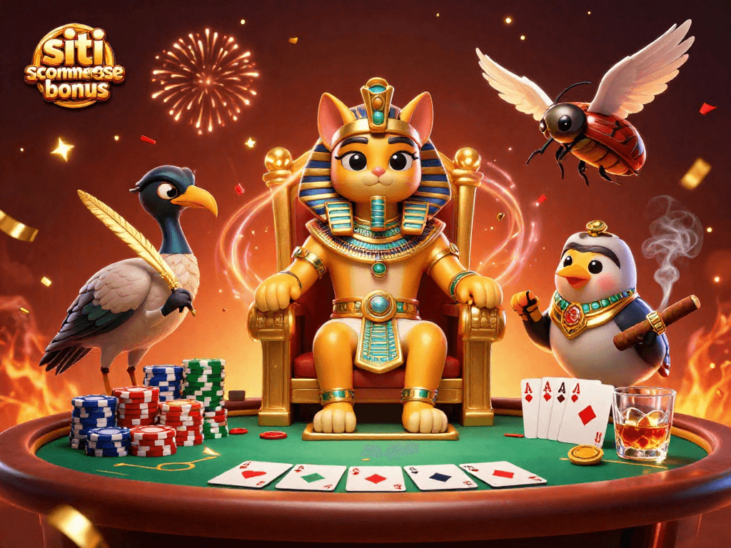 Scopri i migliori siti scommesse bonus attraverso un'illustrazione 3D accattivante piena di azione e dettagli.