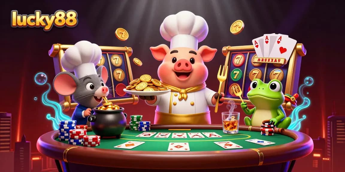 Experience winning with lucky88 slots packed with vibrant characters and gold coins.