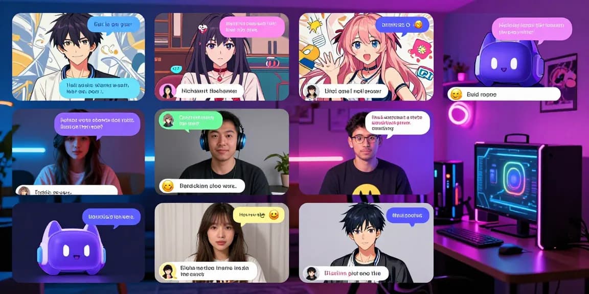 Interactive Discord community with ecchi bot sharing anime art, showcasing vibrant user engagement.