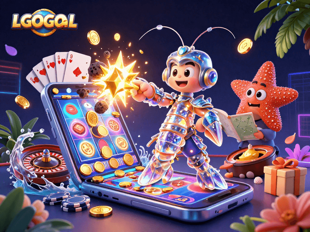 Engage with LGOGOAL's captivating cosmic theme while enjoying thrilling gambling experiences and winning opportunities.