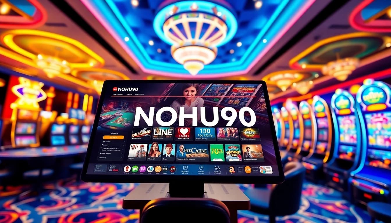 Experience the thrill of NOHU90 with dynamic online gaming options and a luxurious interface.