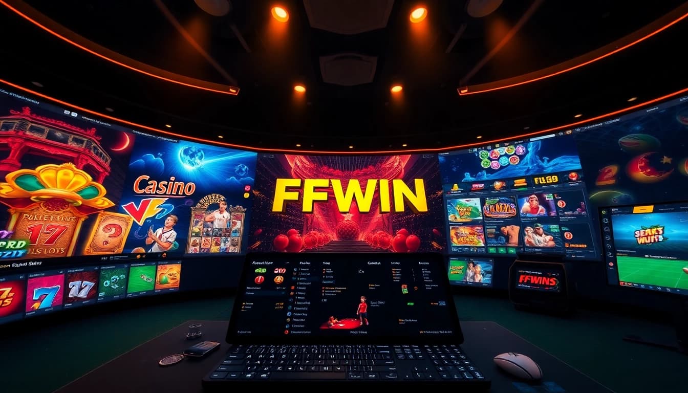FFWIN platform showcasing engaging online betting games with a vibrant interface.