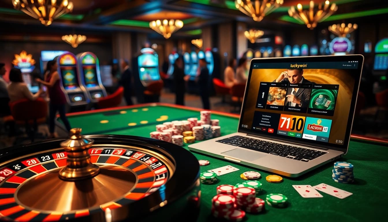 Experience the thrill of gambling at luckywin featuring vibrant casino games and energetic atmosphere.