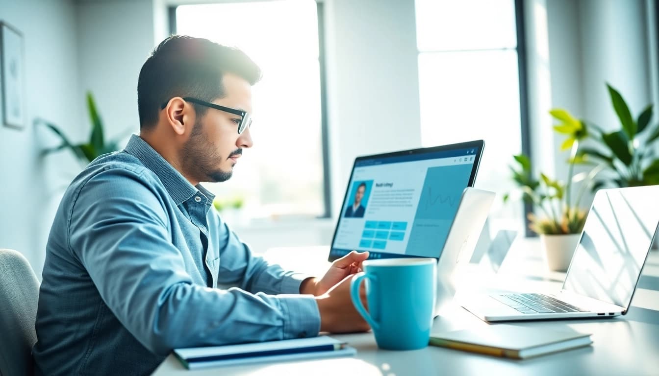 Enhance your campaigns with effective hubspot marketing email strategies in a modern office.