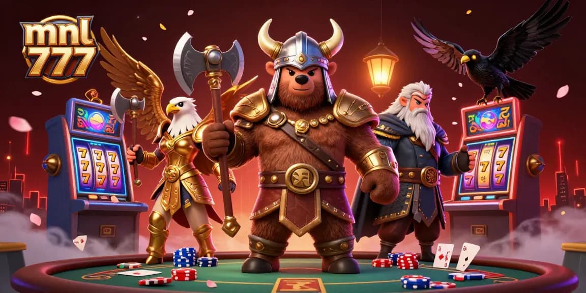 Experience winning at mnl 777 with vibrant slot reels and dynamic poker elements.