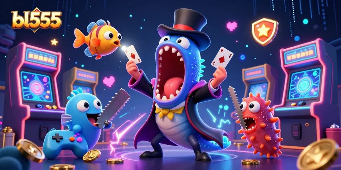 Experience magical winnings with bl555's dazzling 3D casino art showcasing enchanting creatures.