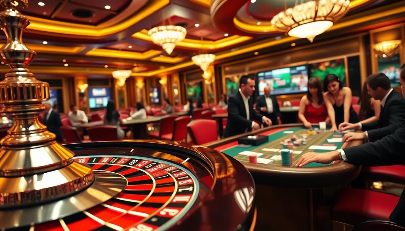 Experience the excitement of new88 with vibrant casino games, roulette, and poker action.