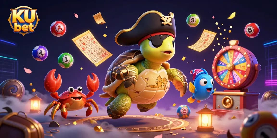 Experience excitement at KU bet with lottery-themed characters and dynamic prize elements
