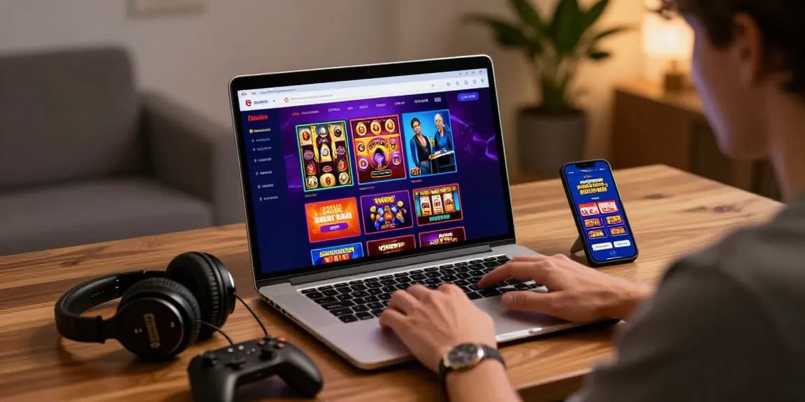 Player exploring the trang chủ au88 online casino platform with engaging gaming options.