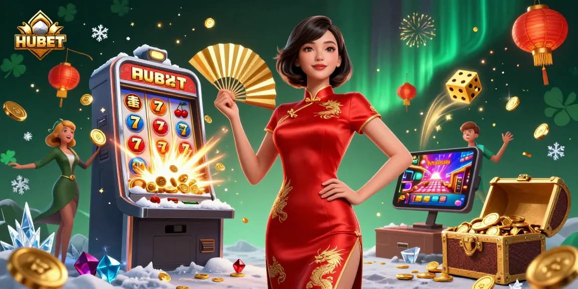 Experience electrifying gaming at HUBET with vibrant visuals of a jackpot scene, showcasing exhilarating casino elements.