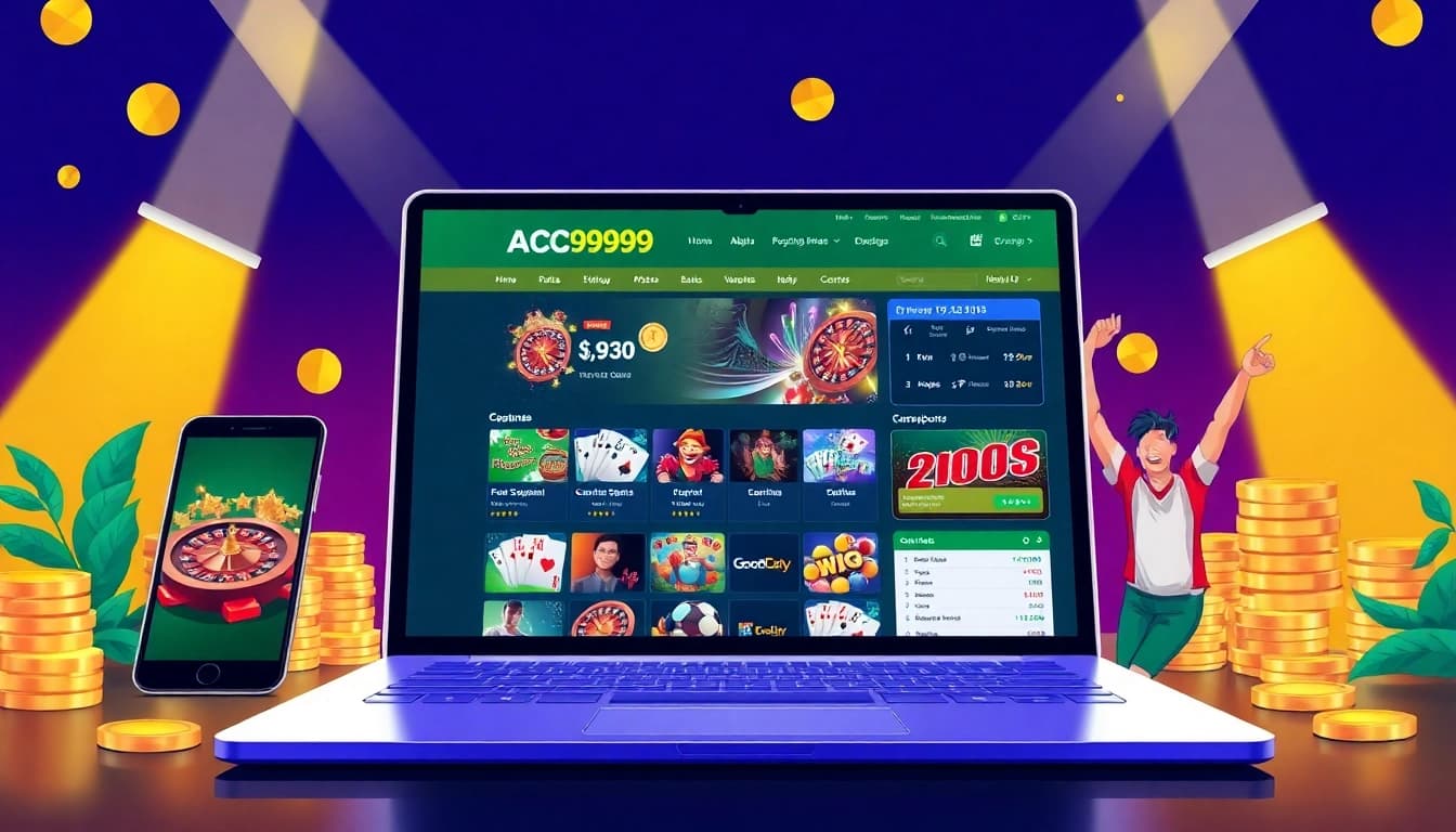 ABC999 online betting platform showcasing dynamic games and user-friendly interface.