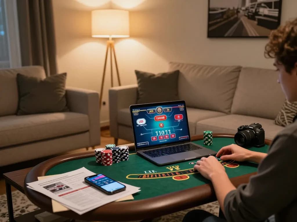 Engaging in responsible online gambling at NK88's live dealer blackjack game from home