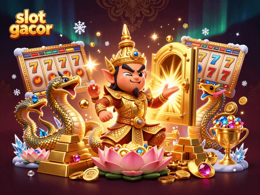 Experience the thrills of slot gacor with golden jackpots and vibrant characters!