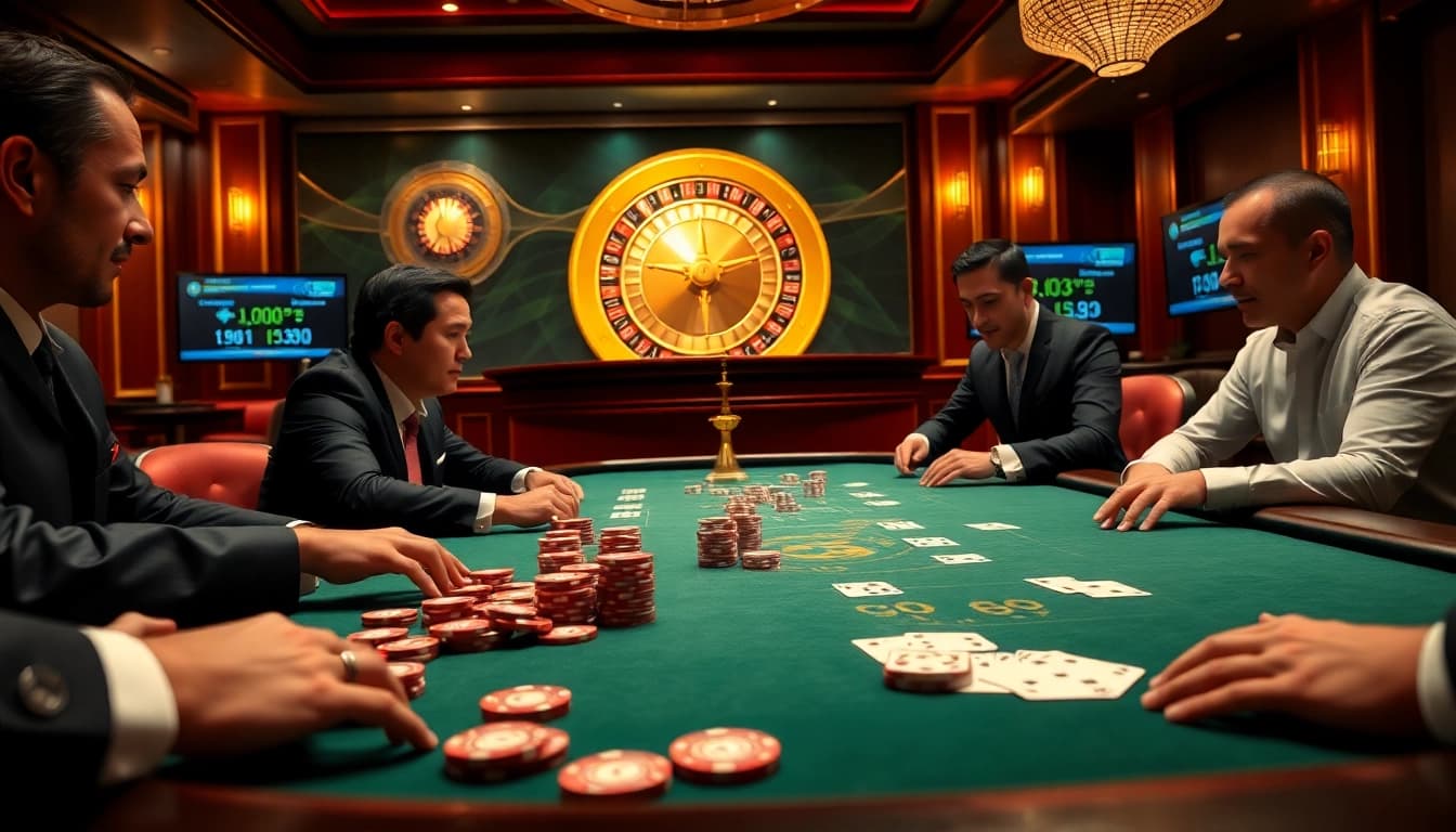 Engage in a thrilling poker game at CM88, where high stakes meet luxury.