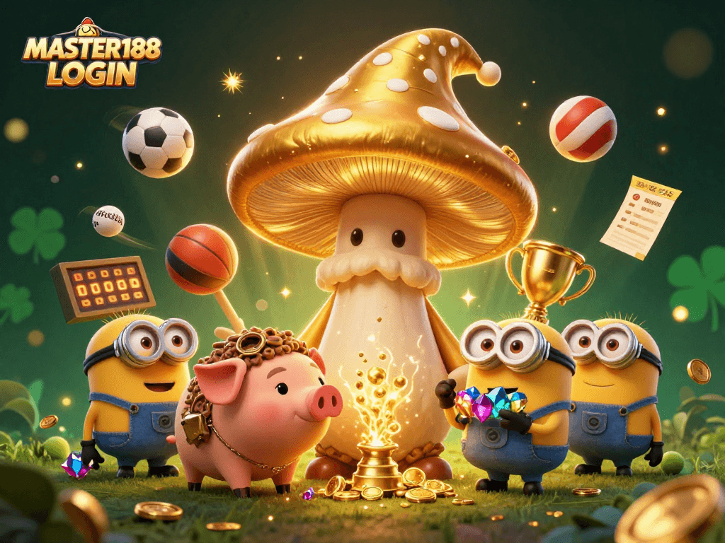 Experience the thrill of MASTER188 LOGIN with an enchanting wizard scene filled with golden gaming magic.
