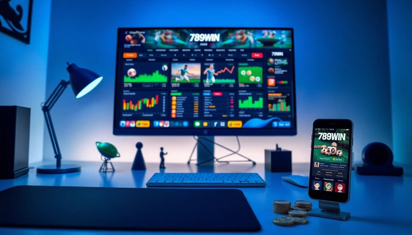 Vibrant 789WIN online betting platform showcasing engaging sports events and casino games.