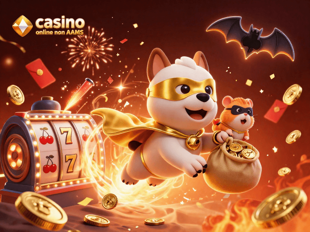 Gioca d'azzardo online con il nostro supereroe canino e il suo compagno, casinò online non AAMS