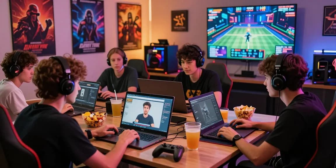 Engaged gaming community at rokok88 discussing strategies and tips online.