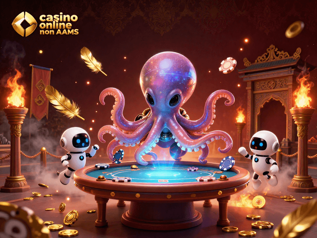 Vinci nei giochi di poker divertenti con il casino online non AAMS e i suoi chip orbitanti unici.