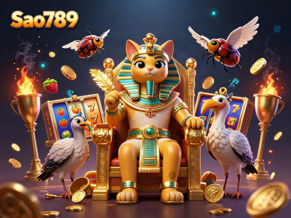 Sao789 offers an exciting online casino experience with vibrant characters, jackpot reels, and dynamic gaming elements.