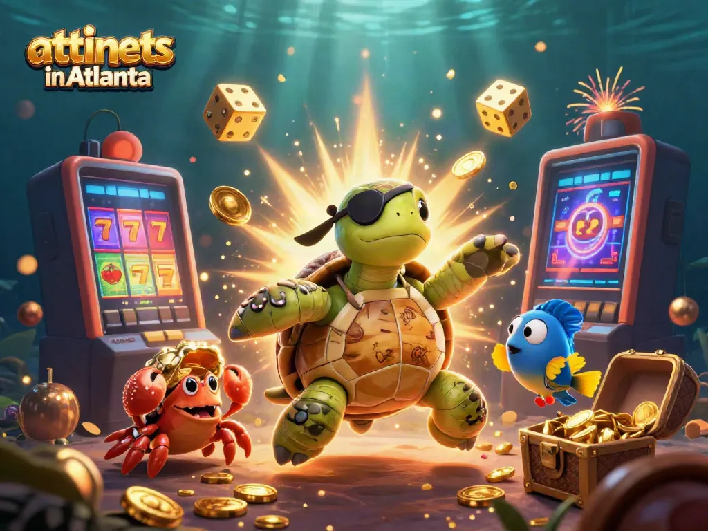 Experience exciting gameplay with attorneys in Atlanta amidst a vibrant casino world.