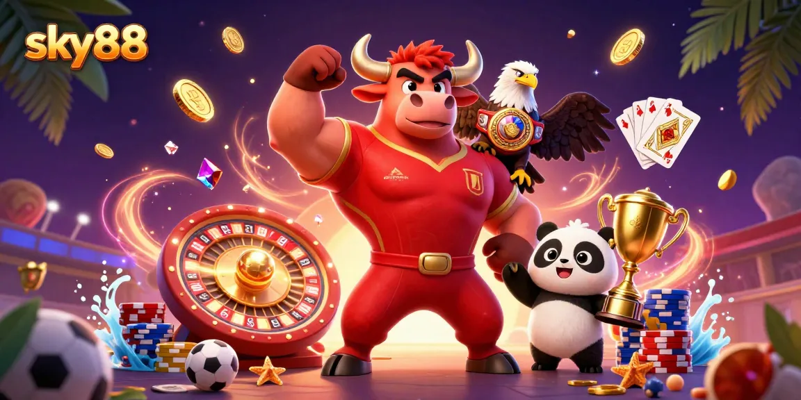 Place your winning bets at sky88 with our thrilling sports betting scene full of excitement.