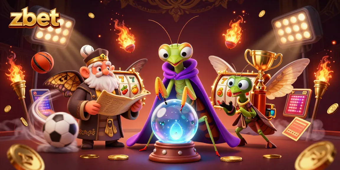 Zbet showcases thrilling gaming adventures with dynamic sports balls and vibrant casino symbols.
