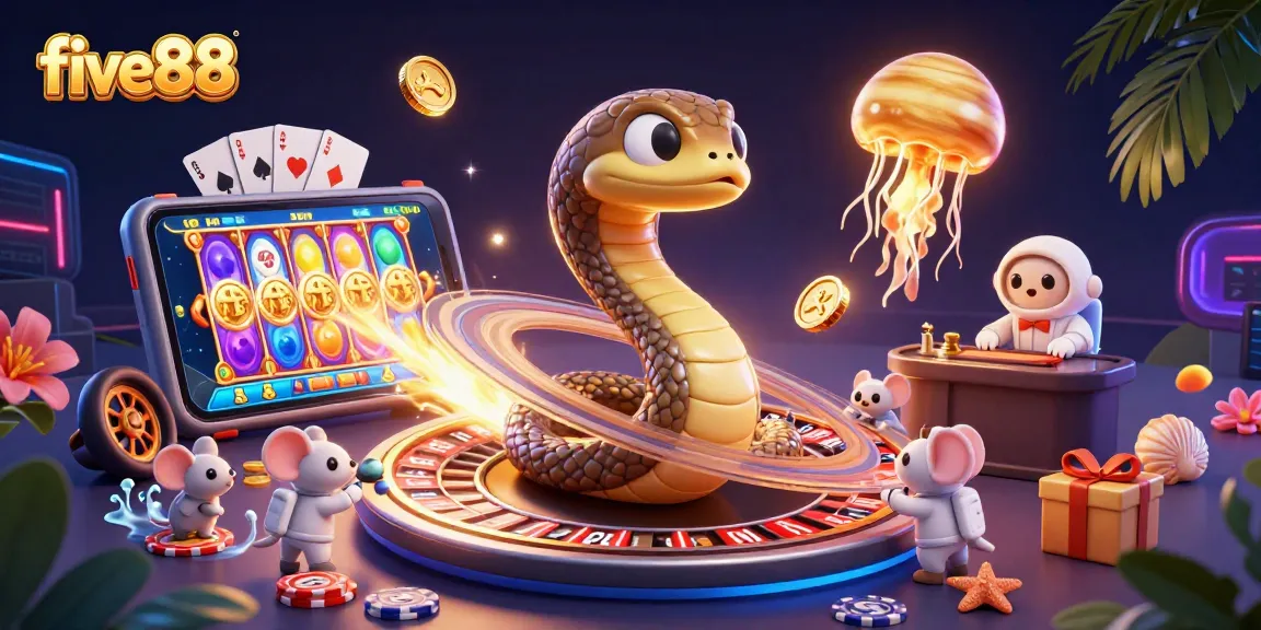 Experience the thrilling five88 casino with astronauts betting on a cosmic roulette wheel