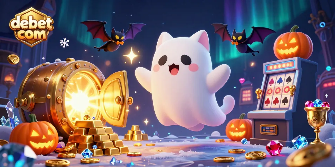 Experience winning strategies with debet com in this vibrant animated casino scene.