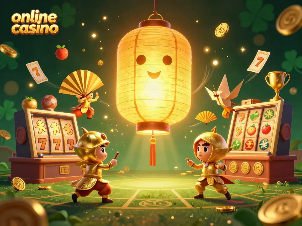 Scopri i migliori online casino con slot e jackpot eccezionali in un'illustrazione vibrante