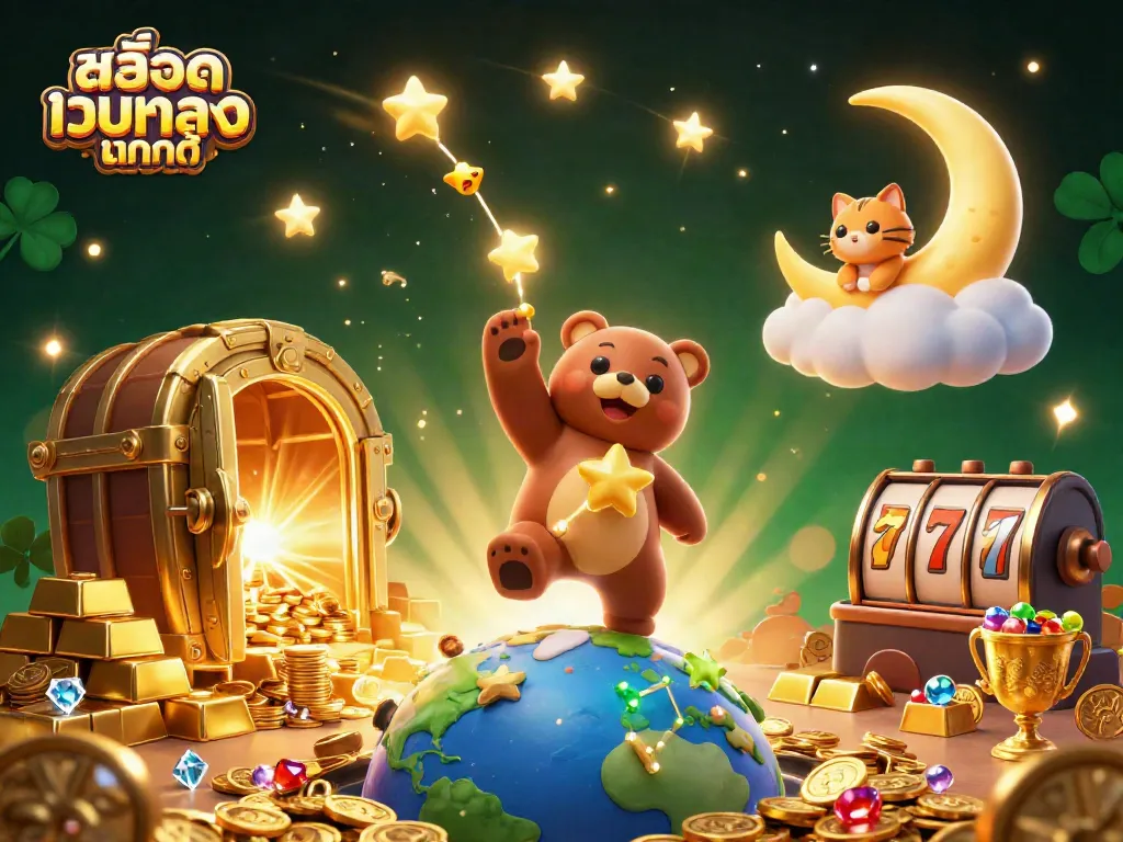 เกมสล็อตเว็บตรงแตกดี พร้อมสัตว์ประหลาดน่ารักและสมบัติจากฟ้า