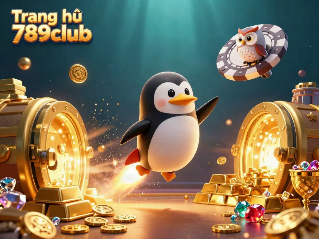 Experience exhilarating gameplay at Trang chủ 789club with vibrant casino elements in a stunning illustration.