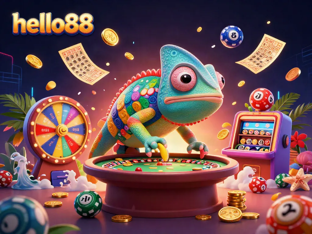 Engage in thrilling games at hello88 with dynamic elements and vibrant casino visuals.