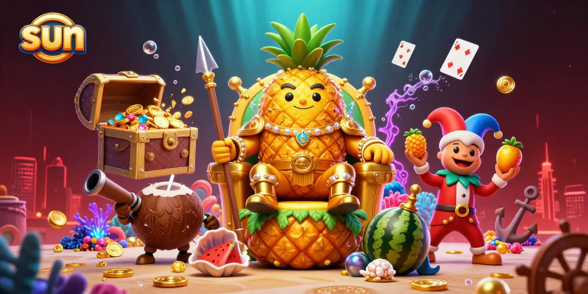 Experience the thrill with sun-themed casino elements featuring vibrant golden characters amid a dynamic gaming atmosphere.