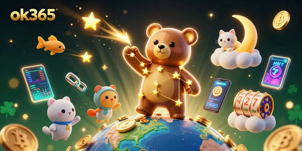 Experience thrilling gaming at ok365, featuring engaging characters and vibrant slot elements.