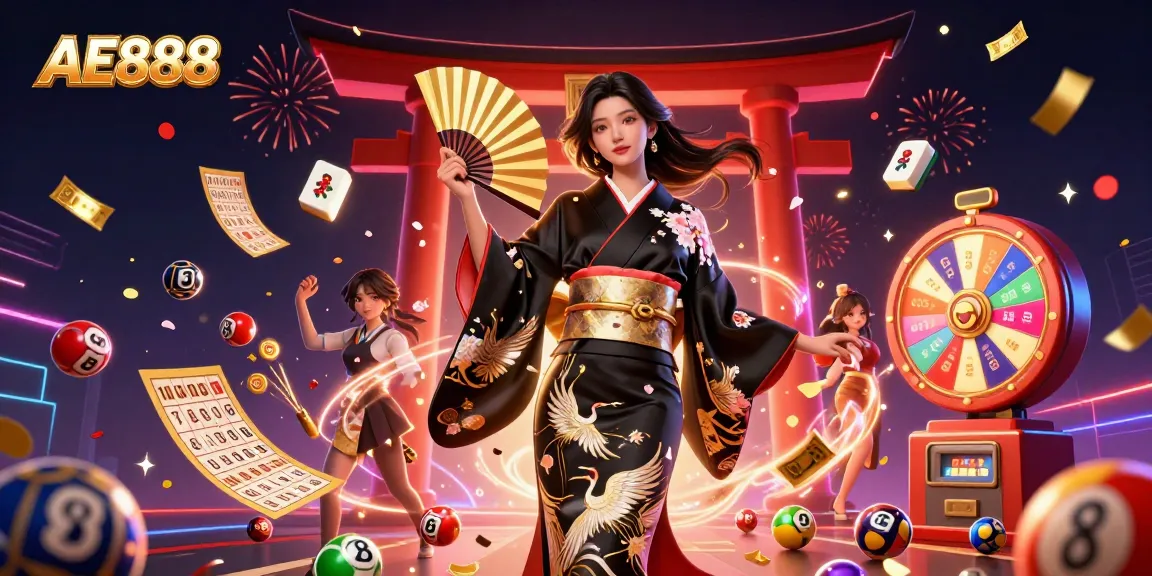 Experience thrilling gaming adventures with AE888, showcasing vibrant lottery and bingo elements
