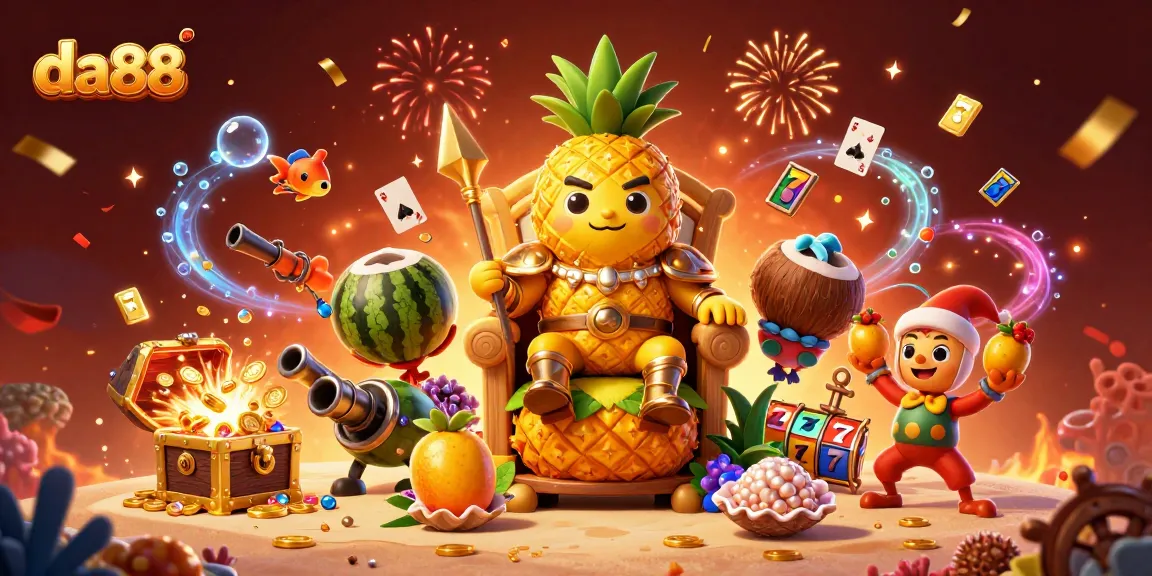 Engage in da88 gameplay with vibrant characters and casino elements in an explosive illustration.