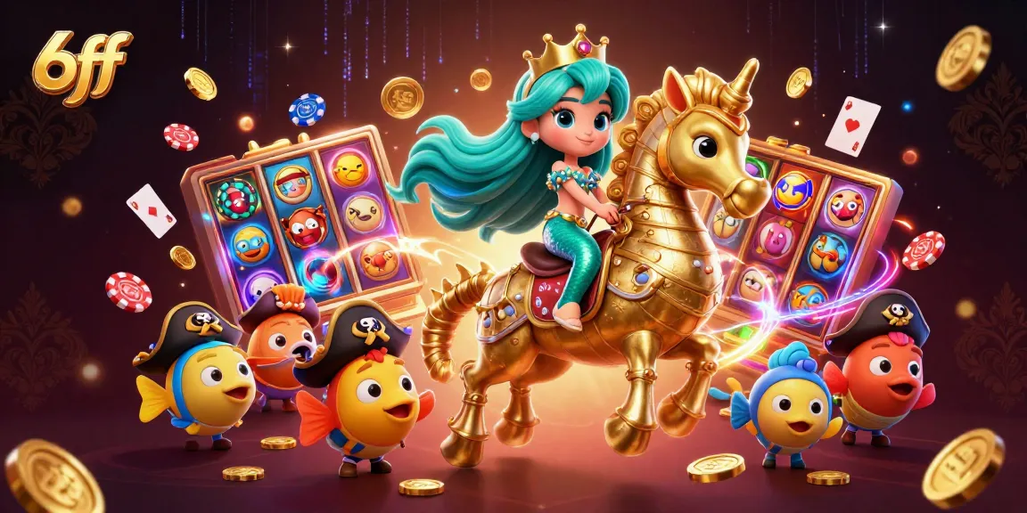 Experience the thrill of 6ff with a magical mermaid princess, dynamic slots, and colorful gaming elements in action.