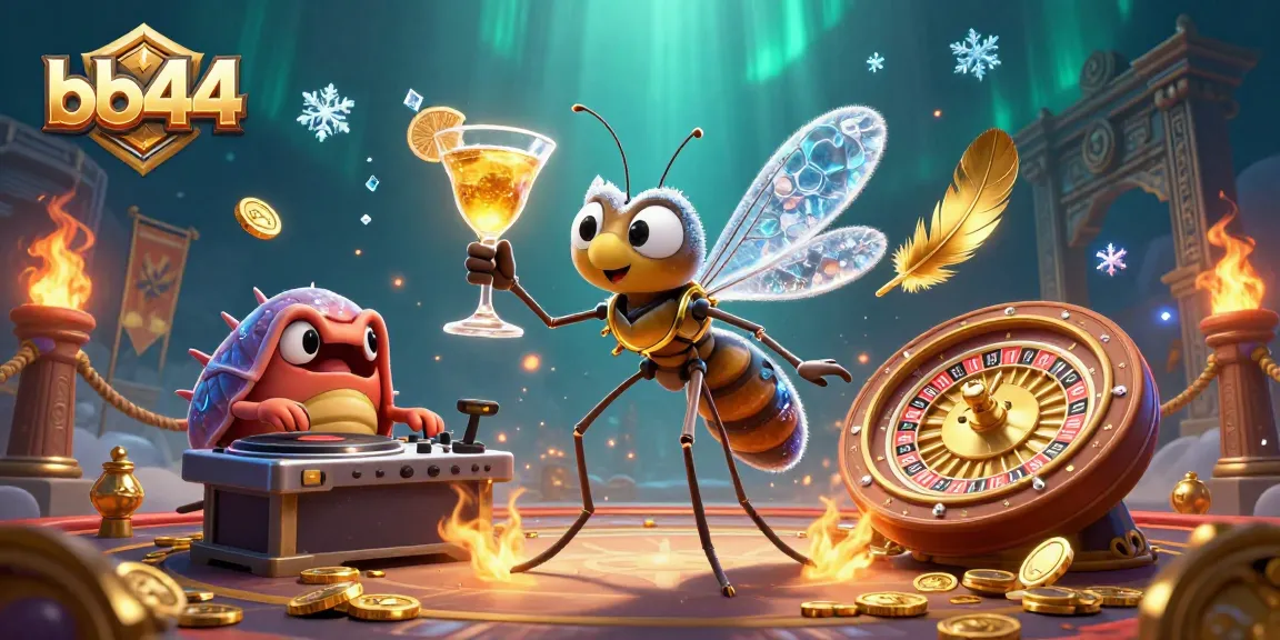 bb44 captures a unique casino experience with vibrant characters and engaging gambling elements.