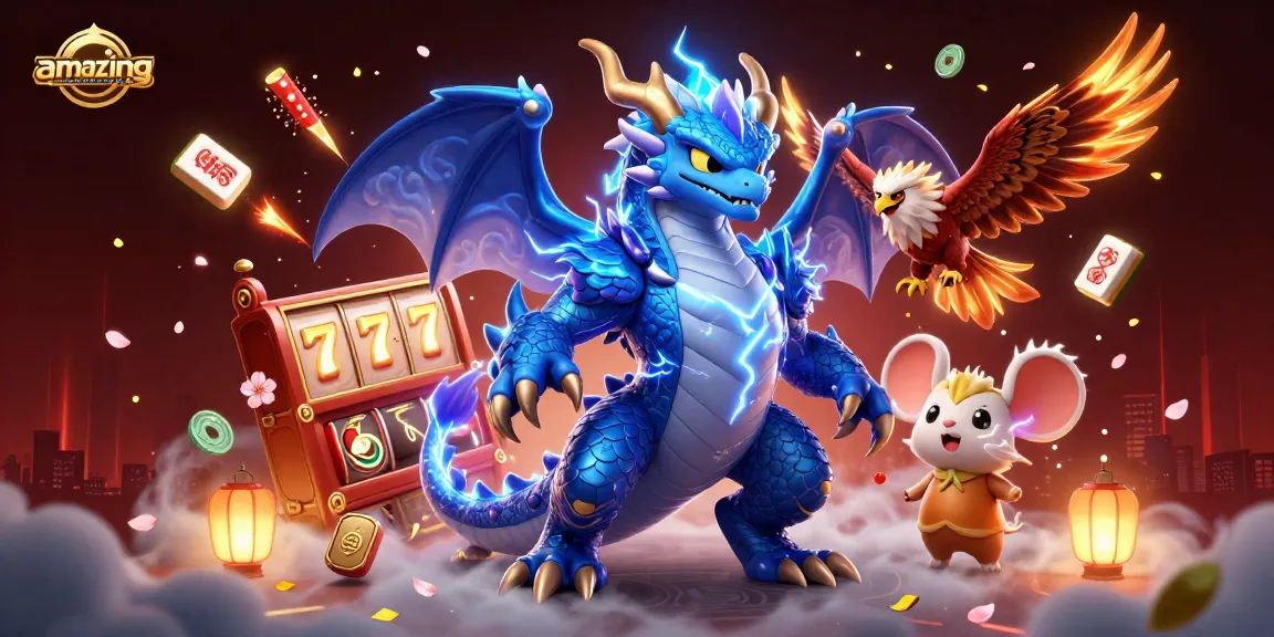 Win big with amazingseriez as the thunder dragon and hawk enhance your online slot experience.