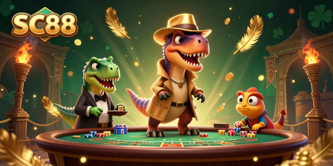 Experience thrilling gameplay at SC88 with engaging characters in a vibrant casino scene.
