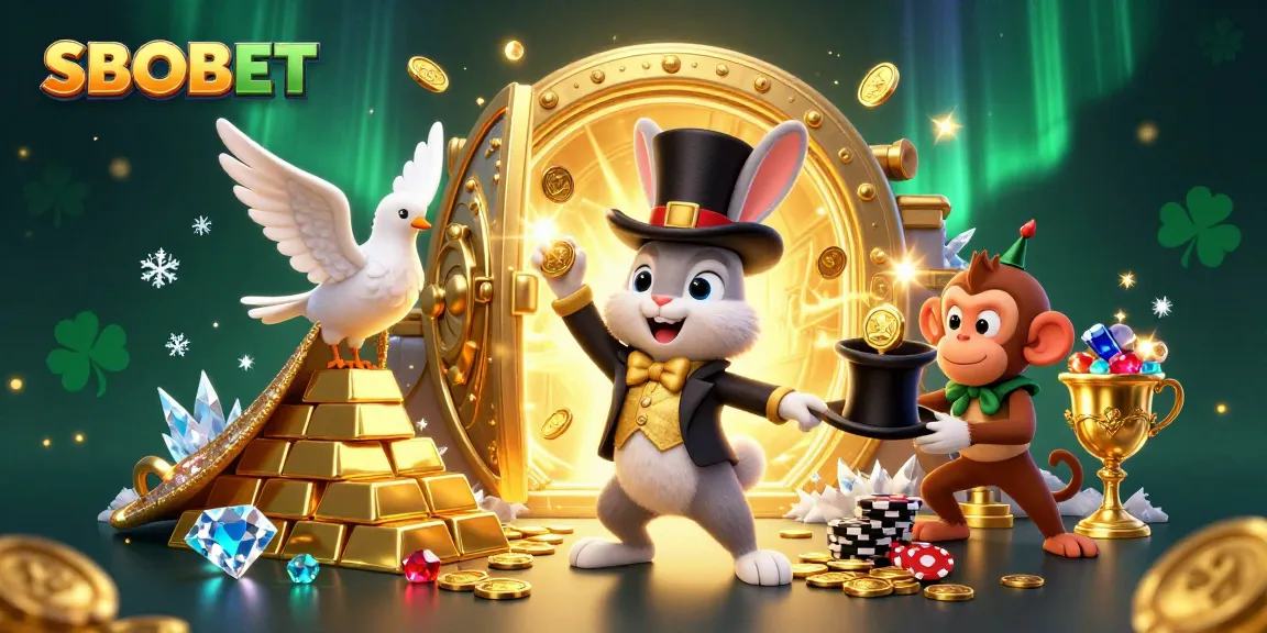 Menang taruhan di SBOBET dengan harta karun emas yang menakjubkan dan karakter menarik.