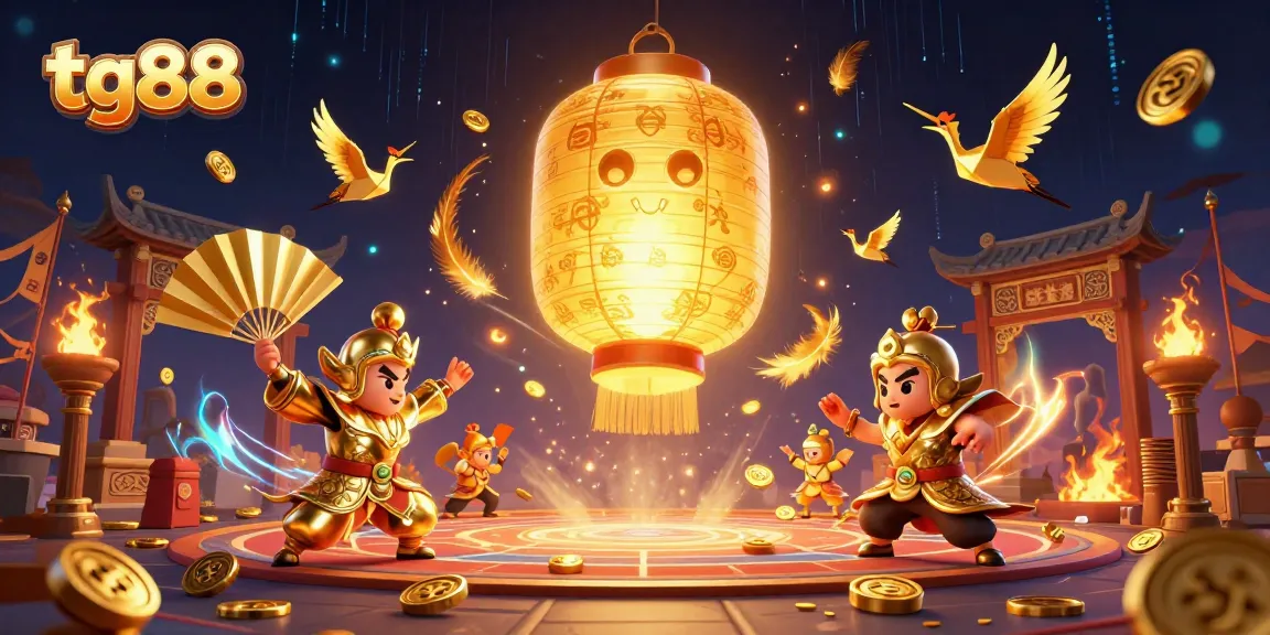 Experience thrilling gameplay with tg88 in a vibrant 3D casino scene of luck and excitement.