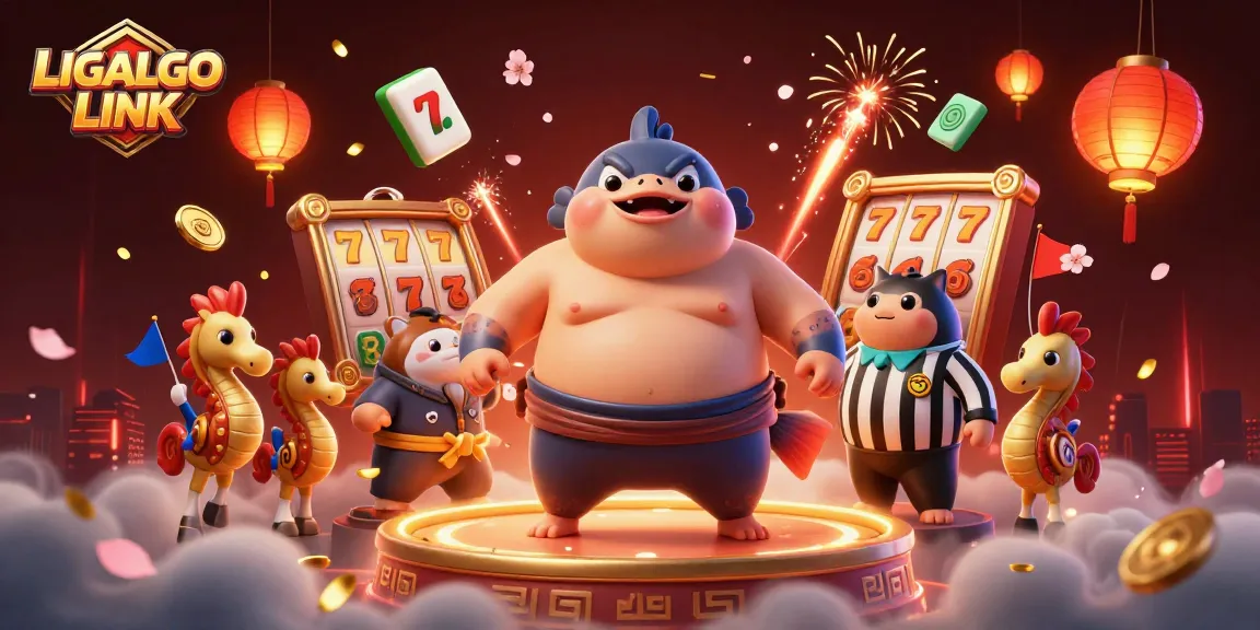 Experience thrilling gameplay with LIGALGO LINK featuring dynamic slot action, vibrant characters, and engaging scenes.