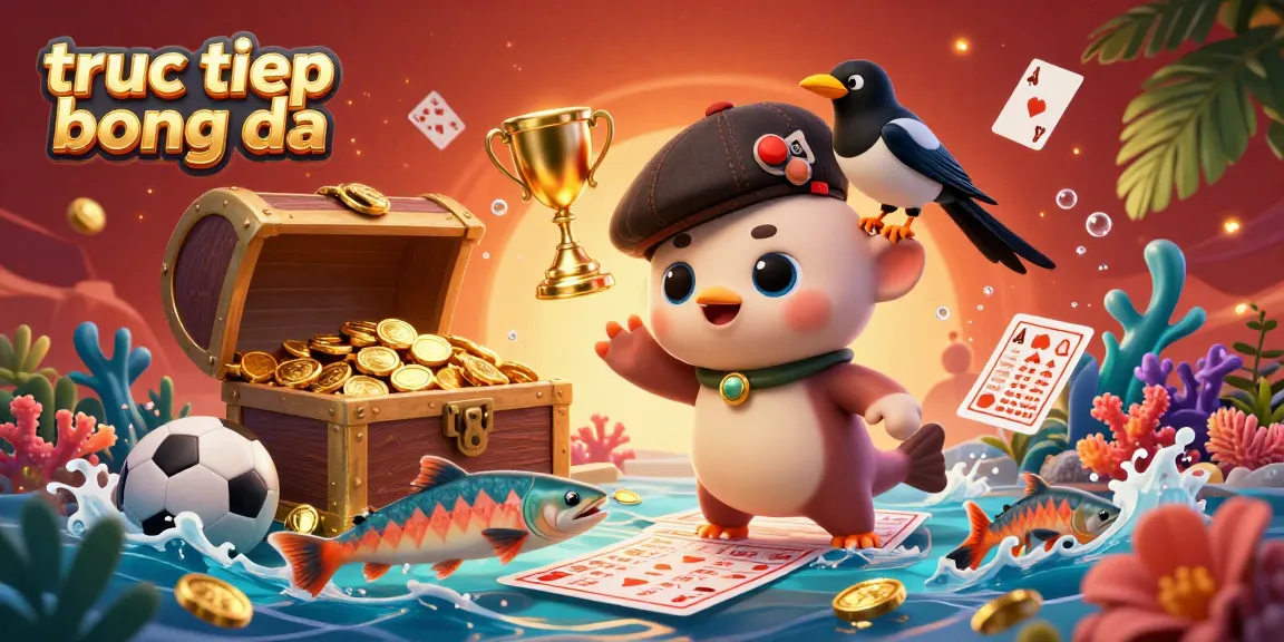 Experience truc tiep bong da with exciting sports betting elements featuring footballs and betting slips in a vibrant scene.