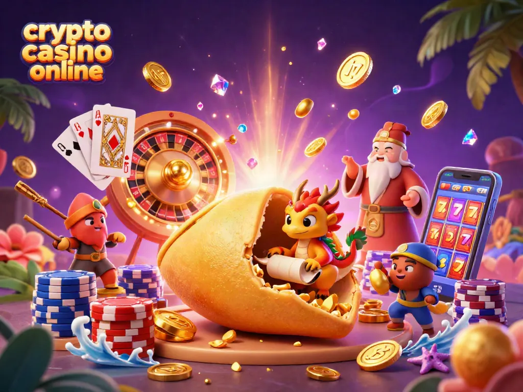 Scopri i bonus e le promozioni nei crypto casino online con questa illustrazione dettagliata e vivace.