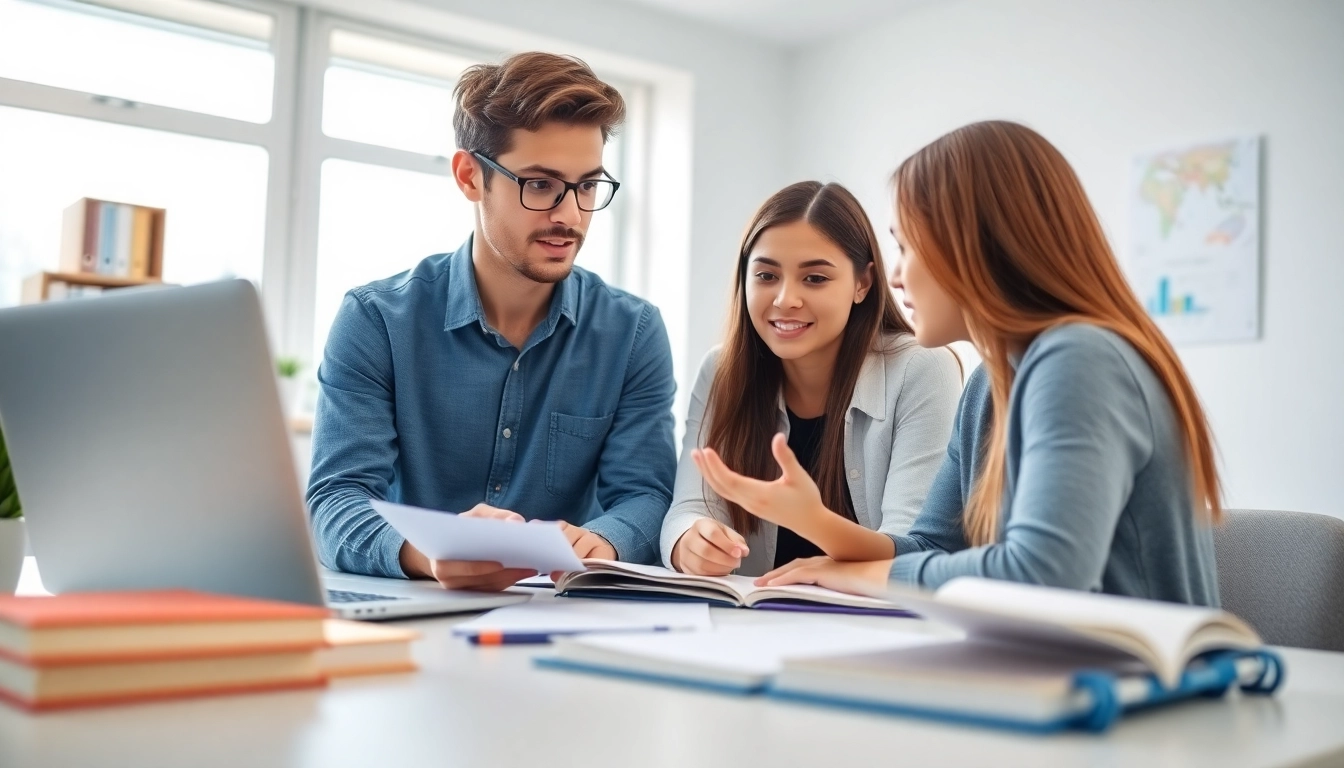 Enhance your TOEFL preparation with expert help in a modern learning space.