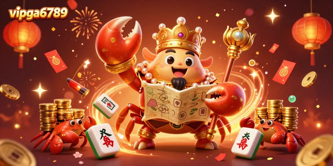 Engage with vipga6789's thrilling crab-themed adventures while winning with massive chips and festive decorations.