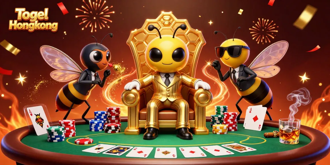 Engage with Togel Hongkong's vibrant atmosphere through a thrilling 3D lottery scene filled with dramatic game elements.