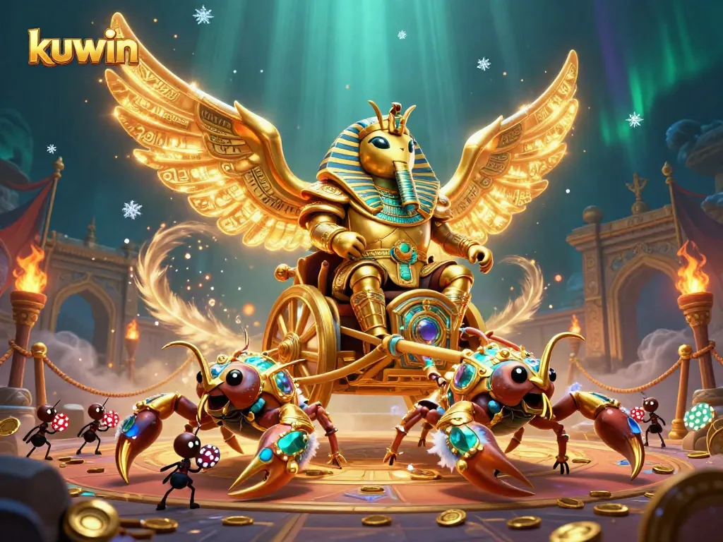 Experience thrilling bets with kuwin in dynamic casino action, featuring vivid illustrations and gambling elements.